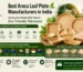 areca leaf plates manufacturer india