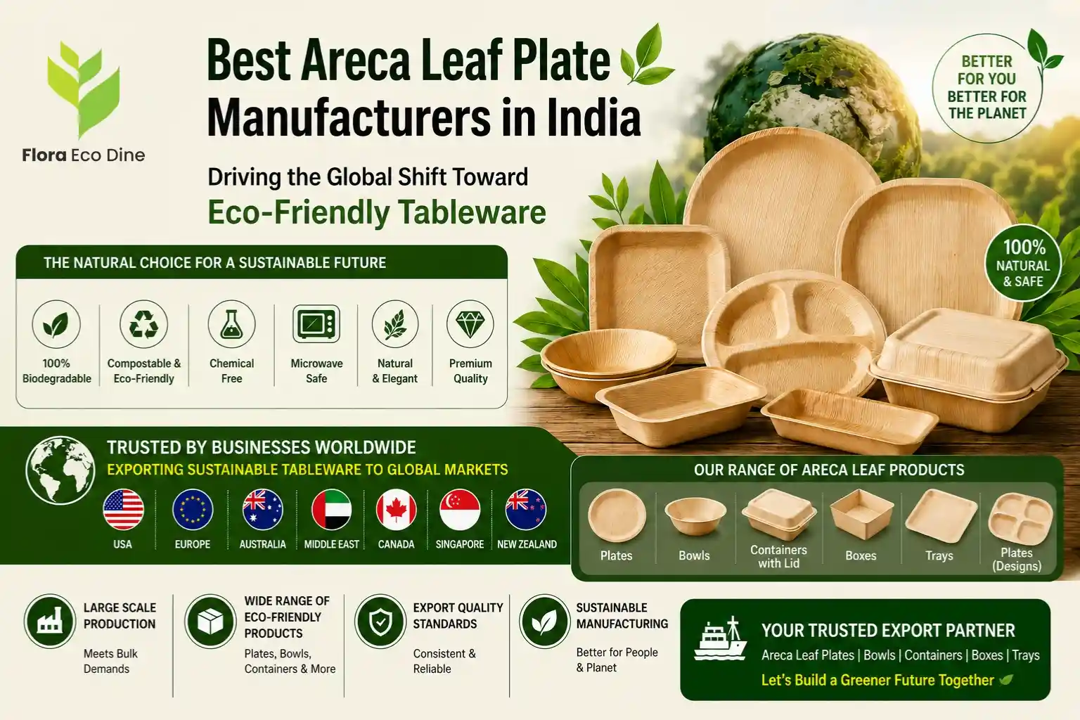 areca leaf plates manufacturer india